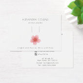 Pink Sakura Blossom Floral Hair Clip Display Card  (Bureau)