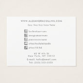 Pink Sakura Blossom Floral Hair Clip Display Card  (Dos)