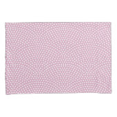 Pink Same Komon (op grote schaal) Kussensloop (Voorkant-Rechts)