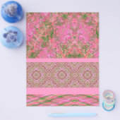 Pink Sampler Bulk Scrapbook Paper Pages Flyer (Enkel)