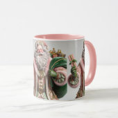 Pink Santa, Christmas, Author Natasha Us Mok (Voorkant rechts)