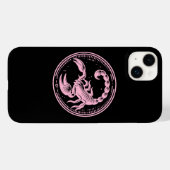 Pink Schorpioen Astrologie Sterrenbeeld Schorpioen Case-Mate iPhone Case (Achterkant (horizontaal))
