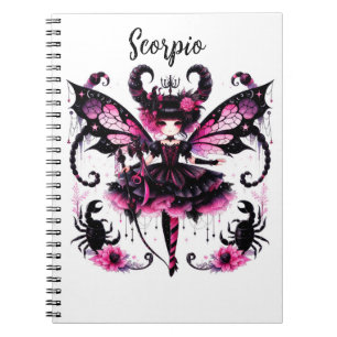 Pink Scorpion Astrologie Sterrenbeeld Schorpioen Notitieboek