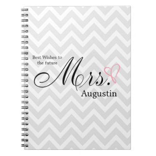Pink Scribble Heart Future Mrs Wedding Planner Notitieboek