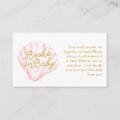 Pink Seashell Book Request Enclosure Kaart (Voorkant)