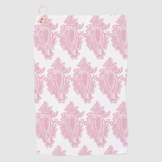 Pink Seashells  Golfhanddoek (Voorkant)
