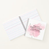 Pink Self Care Daily Gratitude Journal Carnet (Intérieur)