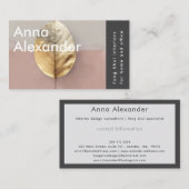 Pink Serenity Design 4 Visitekaartje (Voorkant / Achterkant)