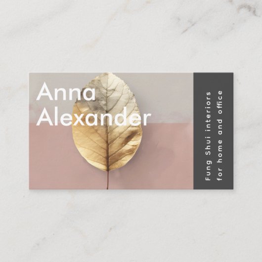 Pink Serenity Design 4 Visitekaartje (Voorkant)