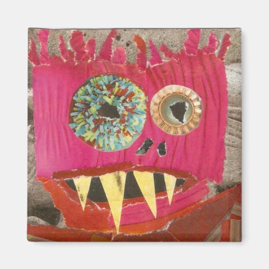 Pink Shaggle Magneet (Voorkant)