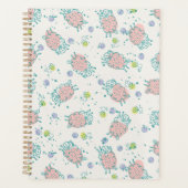 Pink Sheep with Flowers & Berries - Cute Pattern Planner (Voorkant)
