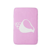 Pink Shell Bathroom Mat (Voorkant Verticaal)