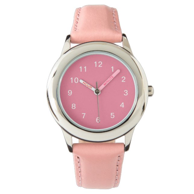 Pink Sherbet Horloge (Voorkant)
