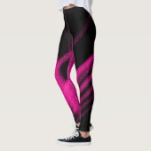 Pink Shimmer Imprimé Dames Leggings (Gauche)