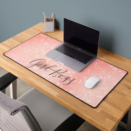 "Pink Shimmery Girl Boss (Bureau 2)
