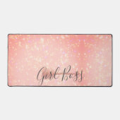 "Pink Shimmery Girl Boss (Recto)
