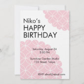 Pink Shippo Editable Invitation Template (Devant)