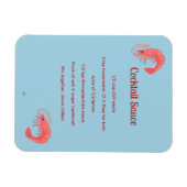 Pink Shrimp Cocktail Sauce Recipe Flexible Magnet (Horizontal)