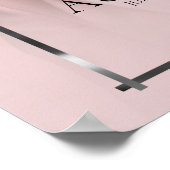 Pink Silver Memorial Poster (Hoek)