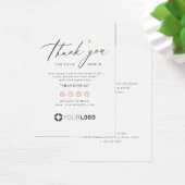 Pink simple script logo commercial merci insérer (Bureau)