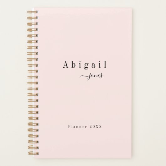 Pink Simple Script Moderne Luxe Professionnel (Devant)