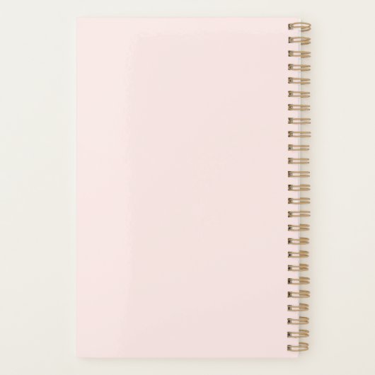 Pink Simple Script Moderne Luxe Professionnel (Dos)