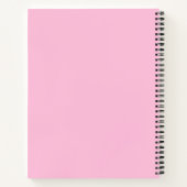 Pink Skeleton Hardcover Spiral Notitieboek (Achterkant)