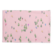 Pink Skiers Ski openingsfeestdag kerstavond Kussensloop (Achterkant-Links)