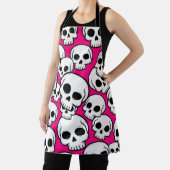 Pink Skull Pattern Schort (Insitu)