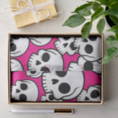 Pink Skull Pattern Tissue Paper Tissuepapier (Geschenk)