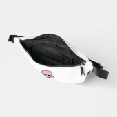 Pink Skull white fanny pack (Ouvrir)