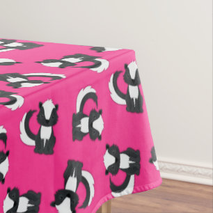 Pink Skunk verjaardagsfeestje Tafelkleed