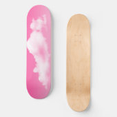 Pink Sky et Clouds Skateboard (Recto)