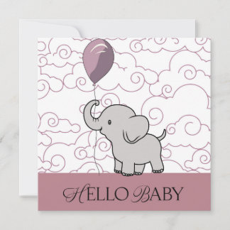 Pink Skys en Baby's First Surprise Kaart