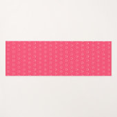 Pink Smile Pattern Yoga Mat (Voorkant (horizontaal))