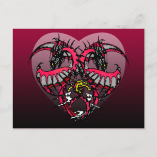 Pink Smoke Dragonheart Briefkaart