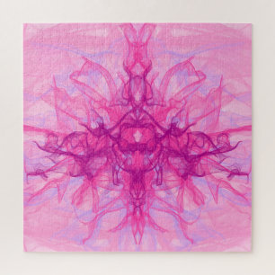 PINK SMOKE - Moderne en abstracte fractale kunst - Legpuzzel