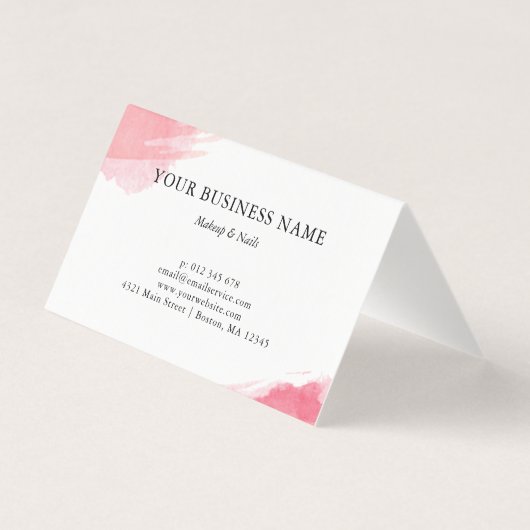 Pink Smudges - Un cadeau pour vous - Certificat ca (Back)