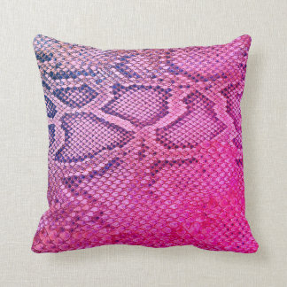 Pink Snakeskin-patroonkussen Kussen