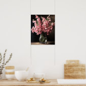 Pink Snapdragon Fleurs Art Imprimer Poster (Cuisine)
