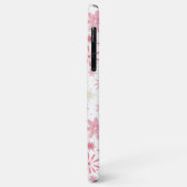 Pink Snowflakes iPhone / coque ipad (Dos/Gauche)