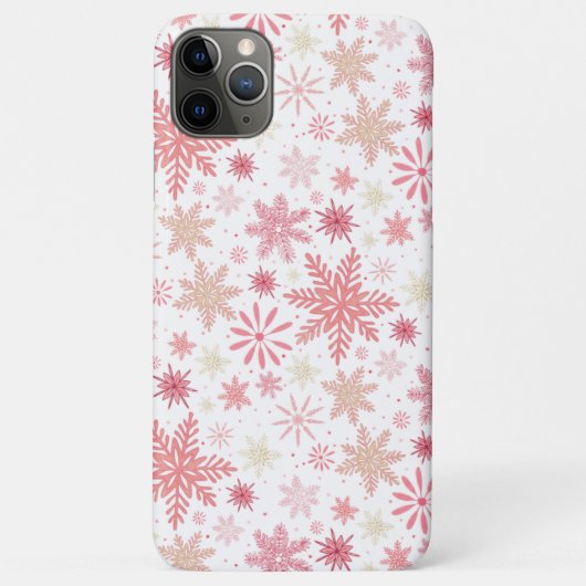 Pink Snowflakes iPhone / coque ipad (Dos)