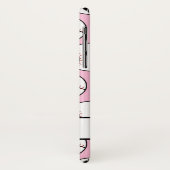 Pink Softball Girly Sportpatroon Case-Mate iPhone Case (Achterkant/links)