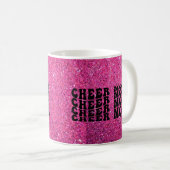 Pink Sparkle Cheval Maman Coffee Mug (Devant droit)
