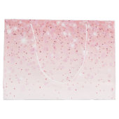 Pink Sparkle Glitter Blush Groot Cadeauzakje (Achterkant)