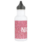 Pink Sparkle Persoonlijke benaming Water Fles (Links)