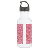 Pink Sparkle Persoonlijke benaming Water Fles (Achterkant)
