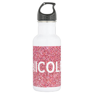 Pink Sparkle Persoonlijke benaming Water Fles