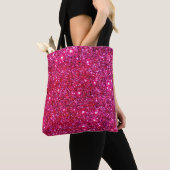 Pink Sparkly Canvas tassen Princess Glittery Fun (Dichtbij)