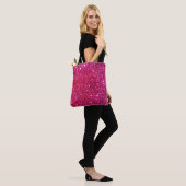 Pink Sparkly Canvas tassen Princess Glittery Fun (Op model)